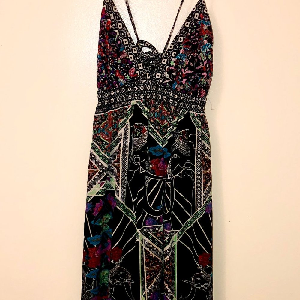 Maxi Floral Lowcut Dress